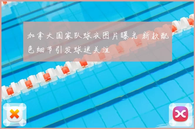 加拿大国家队球衣图片曝光 新款配色细节引发球迷关注